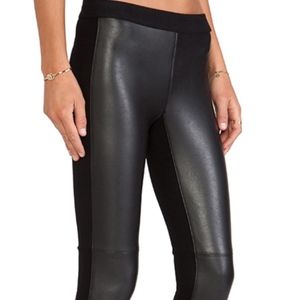 Bailey 44 Faux Leather Front leggings